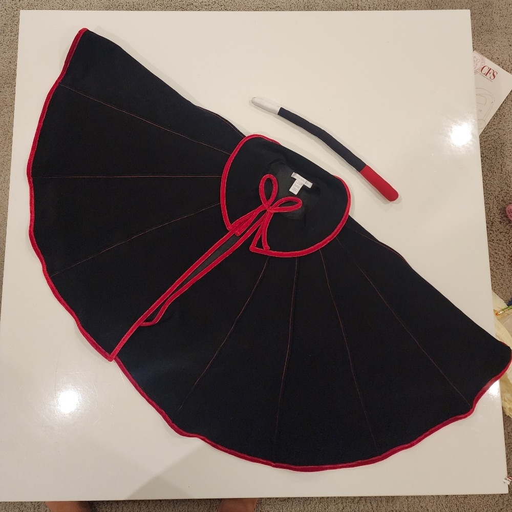 Pottery Barn Kids, one size fits all, velvet black and red